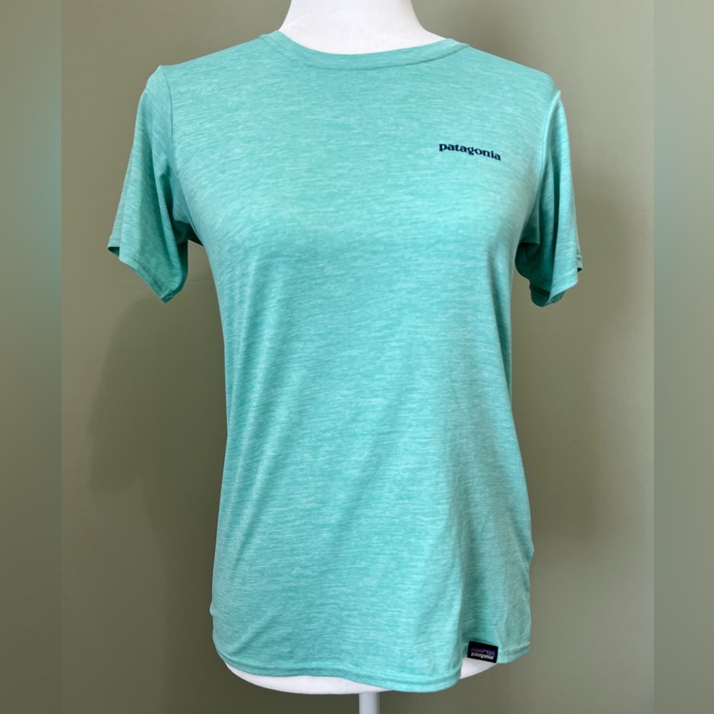Patagonia women’s mint Capilene Cool Daily T-shirt. Size XS